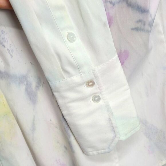 D&co. Tie Dye Women's Button Down Shirt Size M - Picture 4 of 7